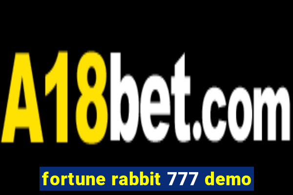 fortune rabbit 777 demo